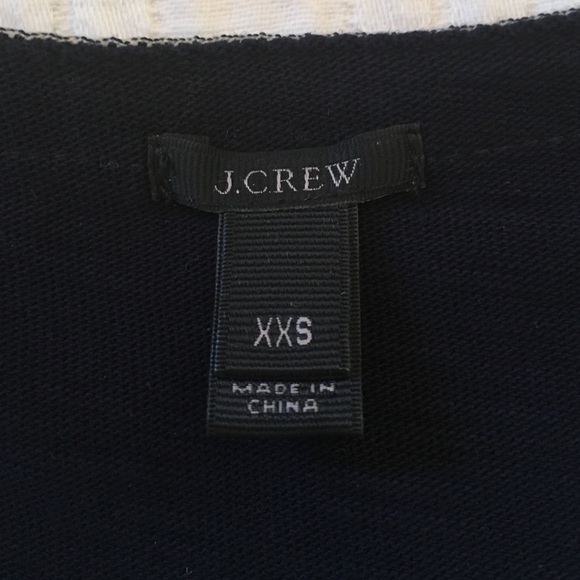 J. Crew mini dress with white edging - Picture 3 of 4