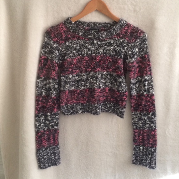 Cropped sweater.
