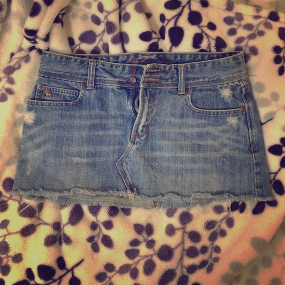 Abercrombie jean skirt