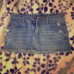 Abercrombie jean skirt