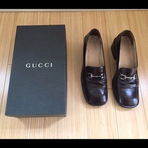 Vintage authentic Gucci loafers.