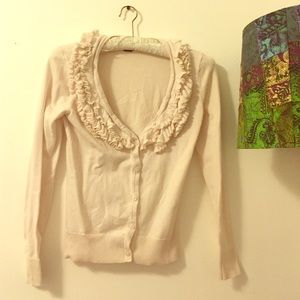 Sweater with Ruffles
