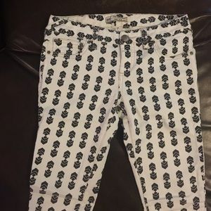 Free people printed jeans