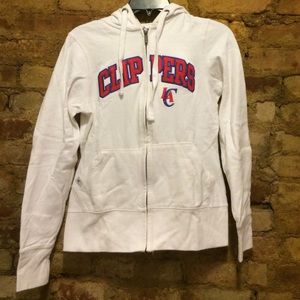 LA Clippers hoodie zip up! Vintage logo