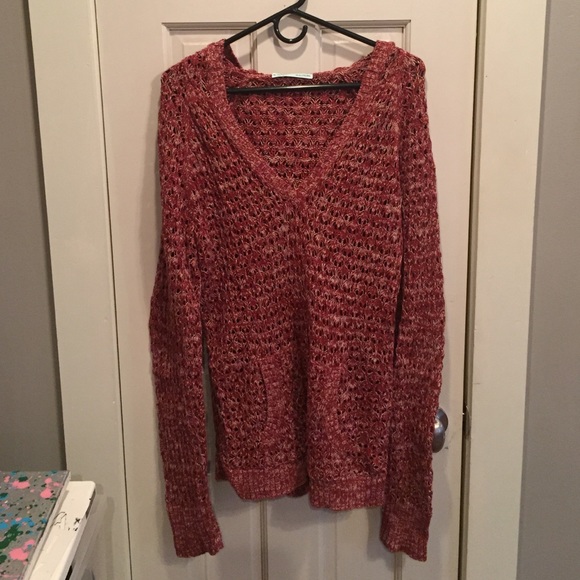 dark red sweater hoodie