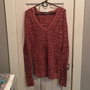 dark red sweater hoodie