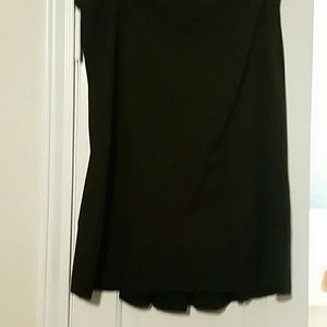 Cute knee length black skirt
