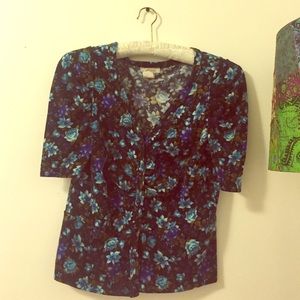 Short sleeved cardigan