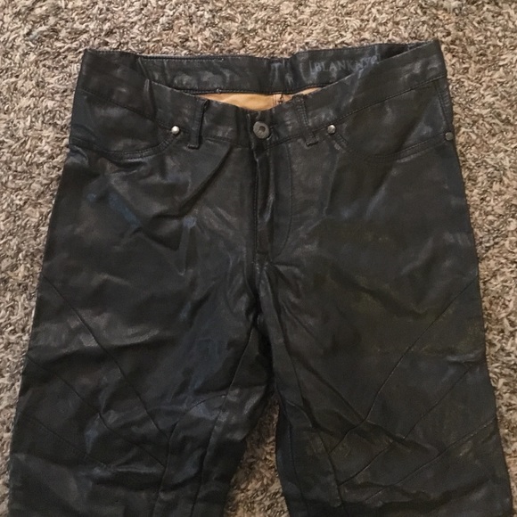 Blanc NYC leather Moto pant