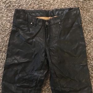 Blanc NYC leather Moto pant