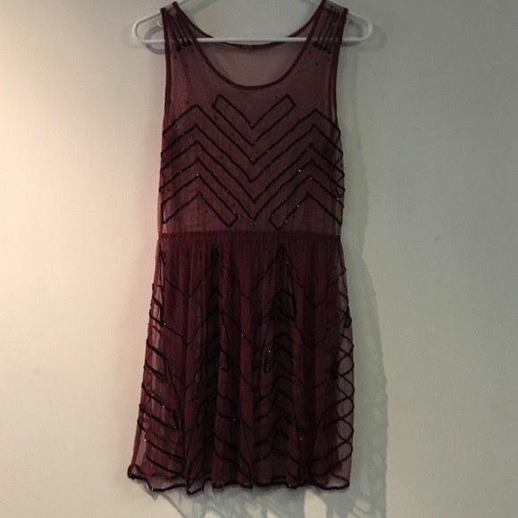 Free people beaded shift dress