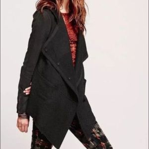 Free people hooded oversized jacket