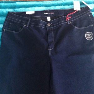 Brand new blue jeans