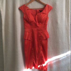 Fancy fitted dress.