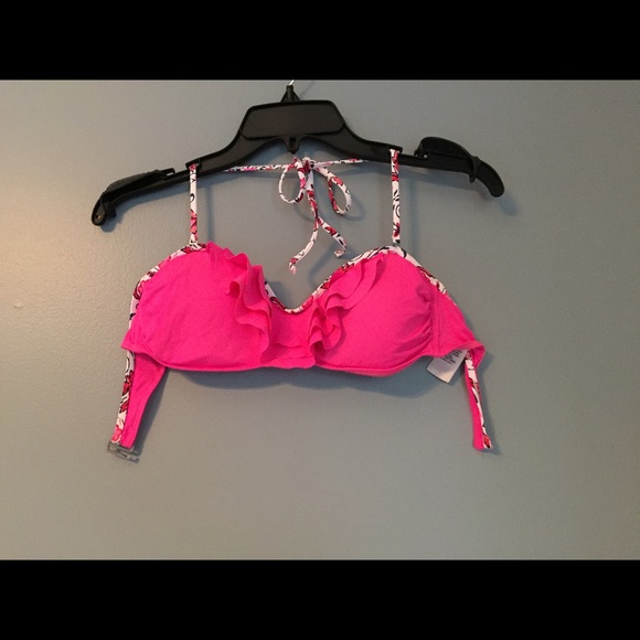 pink bathing suit top!