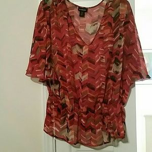Lane Bryant multicolor blouse