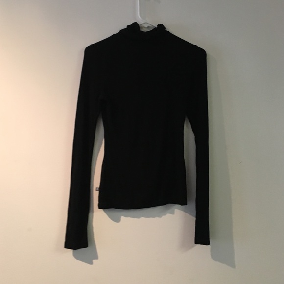 James Perse standard black turtleneck