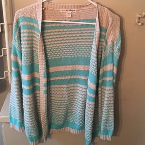 Long knit cardigan