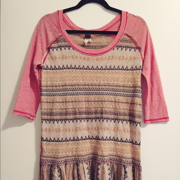 Free People Raglan Sleeve Knit Top - Picture 2 of 4