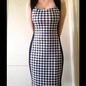 Black and white dress