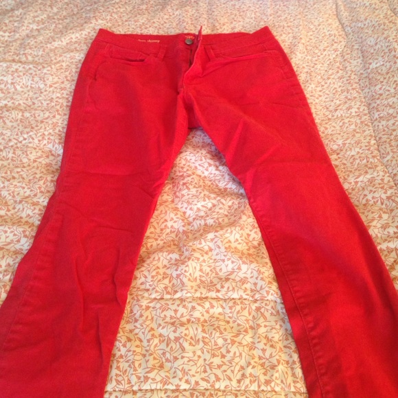 LOFT red skinny pants (petite)