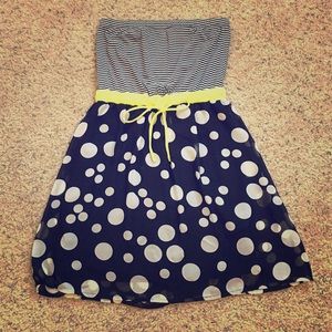 Fun strapless dress