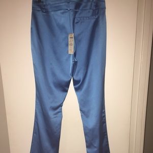 Cache Pants & Jumpsuits - Caché metallic blue dress pants Cache Pants & Jumpsuits - Caché metallic blue dress pants