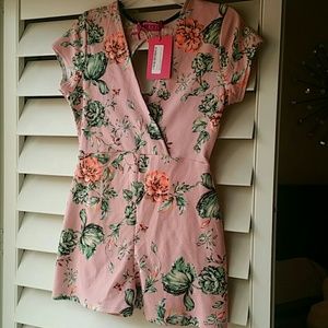 floral playsuit
