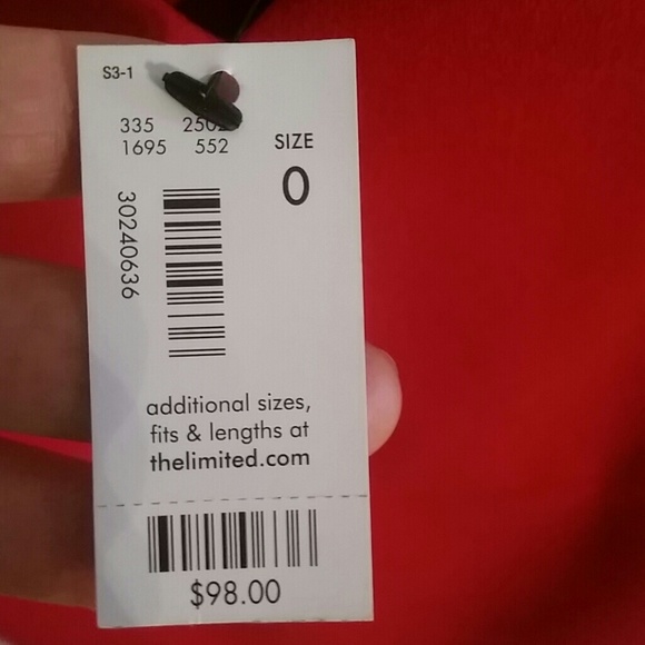 *NEW* The Limited new with tags red dress - Picture 3 of 4