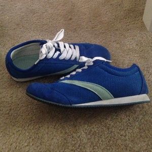 Blue athletic shoes, Old Navy