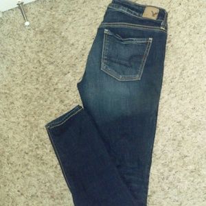 American Eagle dark wash jegging