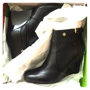 Tory Burch platform booties