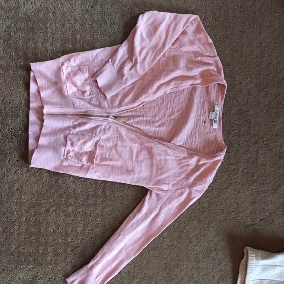 pink forever 21 zip up