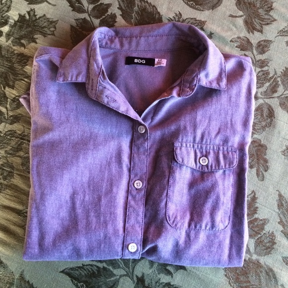 BDG Purple Button Down