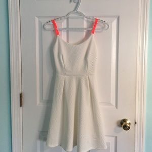 White spaghetti strap dress