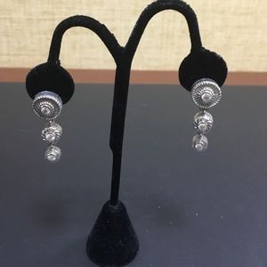 Judith Ripka 3 Tier Earrings