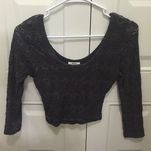Urban Outfitters gray crop top XS