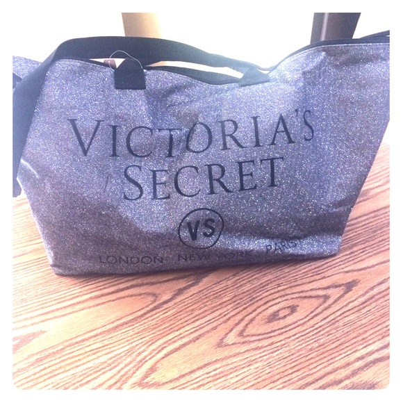 Victoria's Secret glitter duffle bag