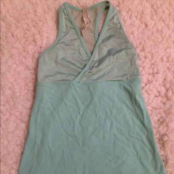 Mint Lululemon Workout Top