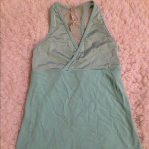 Mint Lululemon Workout Top