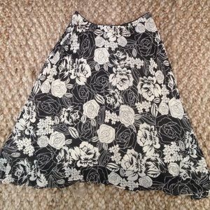 J Jill floral skirt