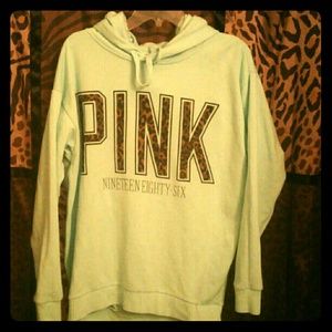 RARE Mint Cheetah Print Hoodie