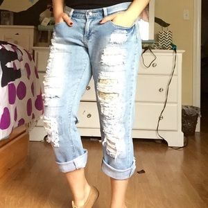 Flirty boyfriend jeans 🌸!