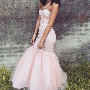 prom dress, corset back