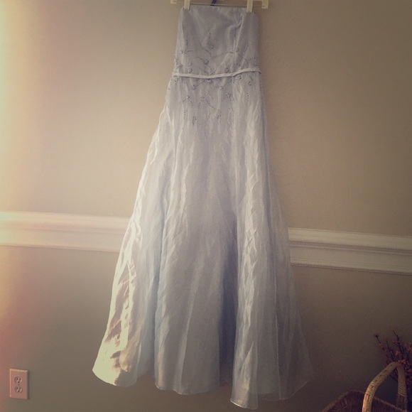 Icy Blue Prom Dress!