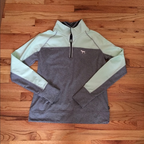 PINK Victoria's Secret Sweaters - EUC VS Pink Ultimate Yoga Half Zip L