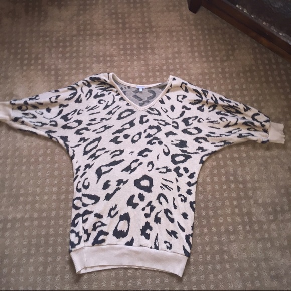 cheetah sweater