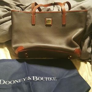 Dooney & Bourke PebbleGrain Gray Charleston Purse