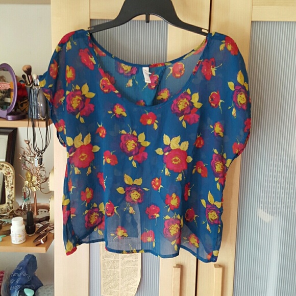 Merona Colorful Crop Top