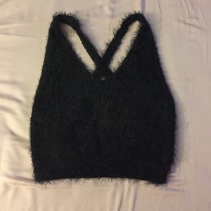 *currently not for sale* Fuzzy crop top
